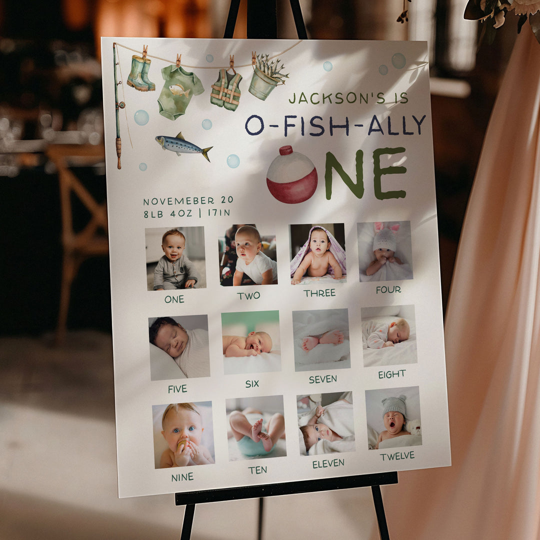 O-Fish-Ally One First Year Photos Milestone