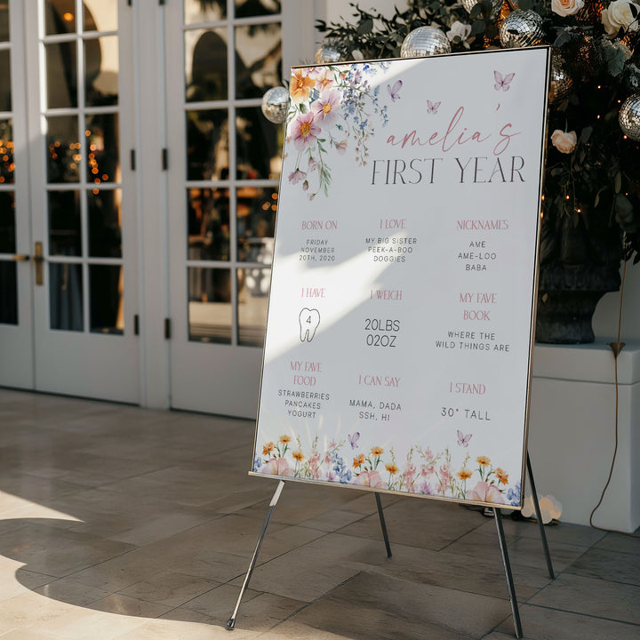 One Little Wildflower First Year Stats