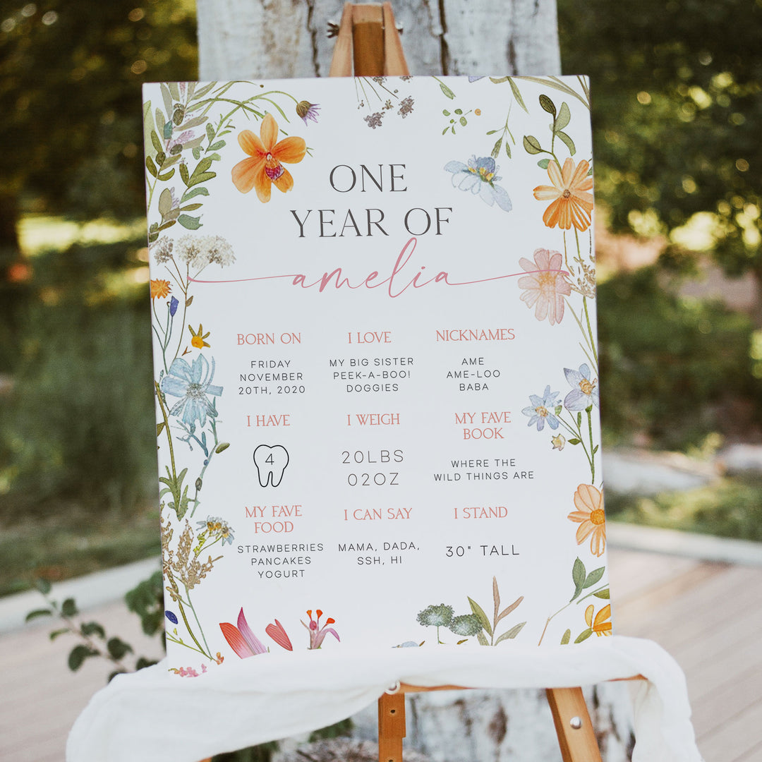 A Little Wildflower First Year Stats