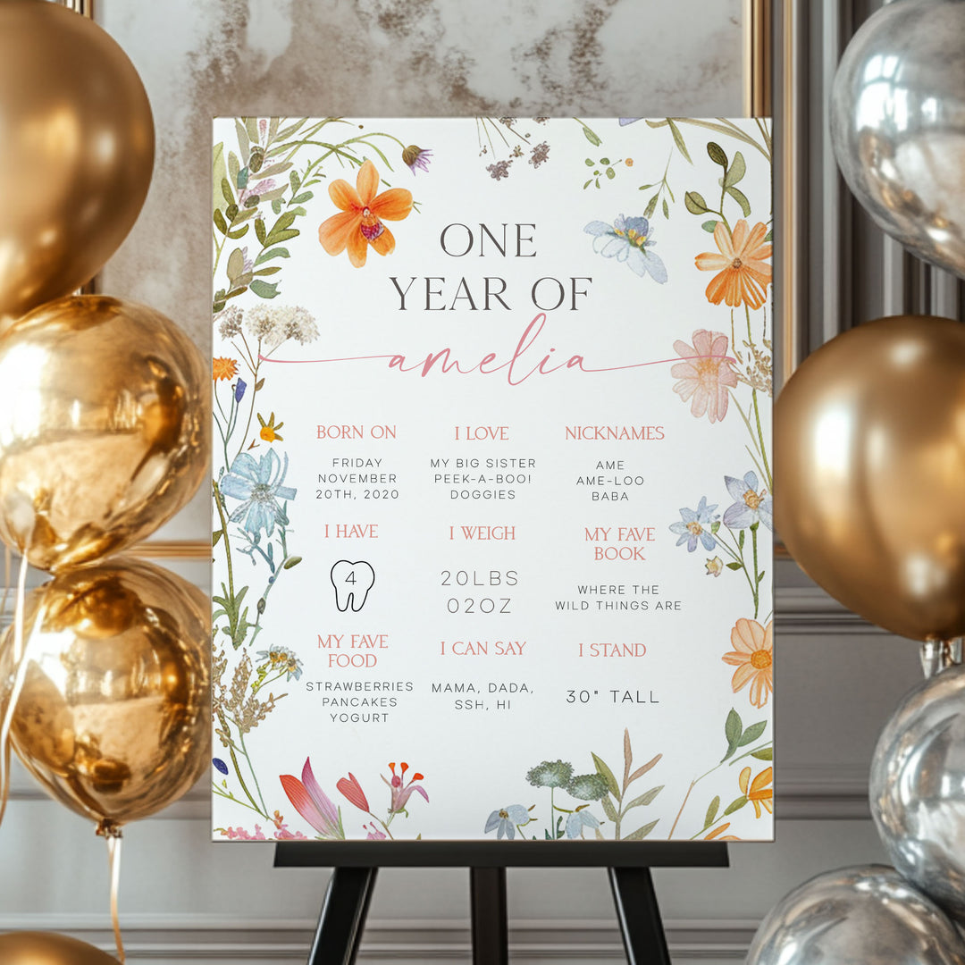 A Little Wildflower First Year Stats