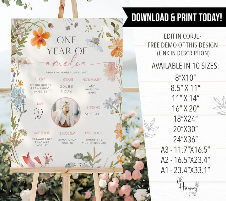 A Little Wildflower First Year Stats With Photo