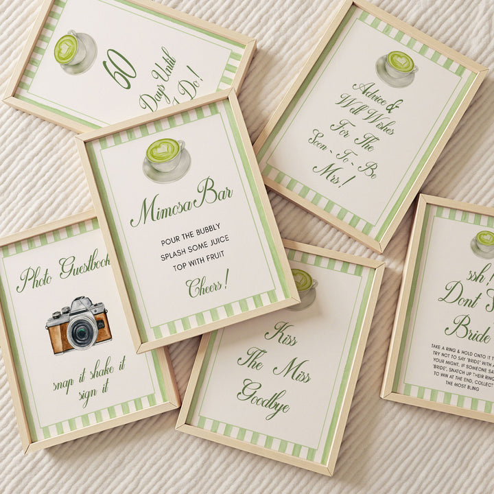 100 Editable Her Perfect Matcha Bridal Games