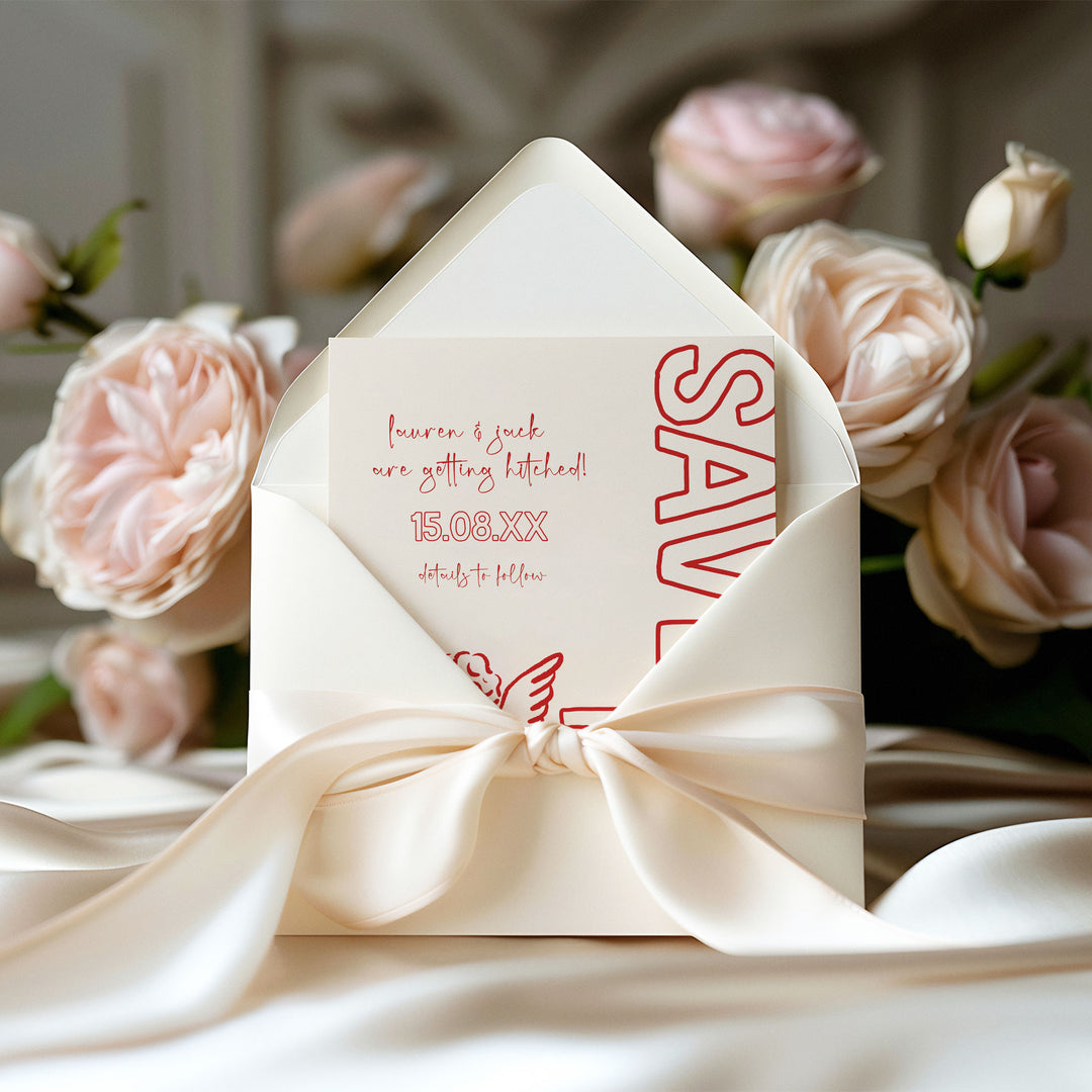 Red Cupid Save The Date