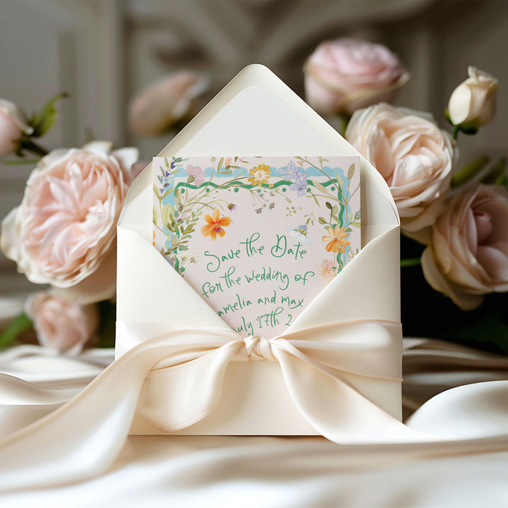 Spring Floral Save The Date
