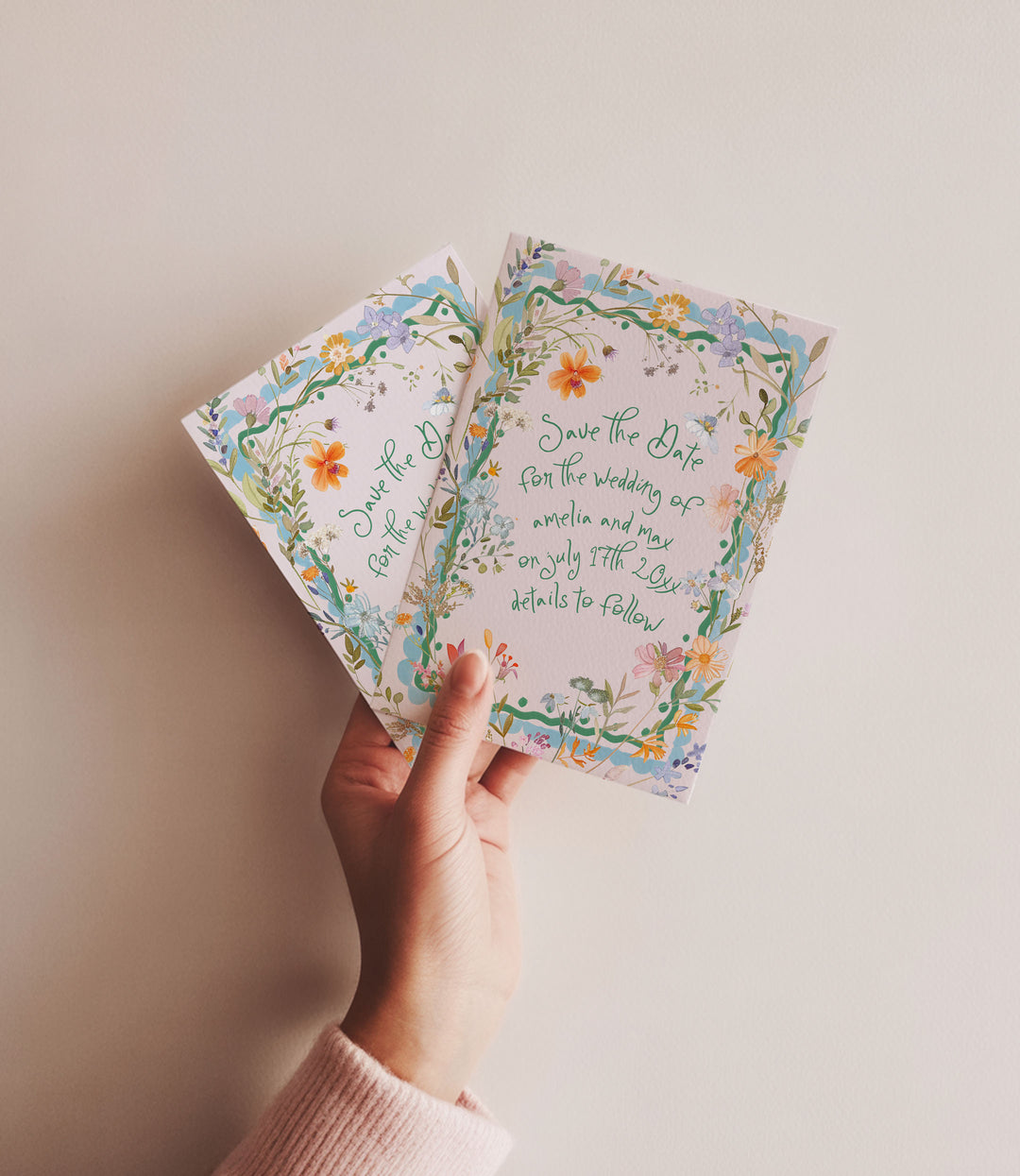 Spring Floral Save The Date