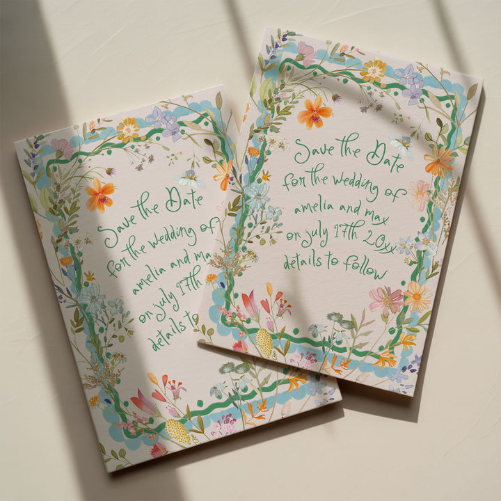 Spring Floral Save The Date