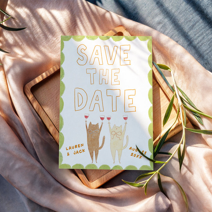 Cat Save The Date
