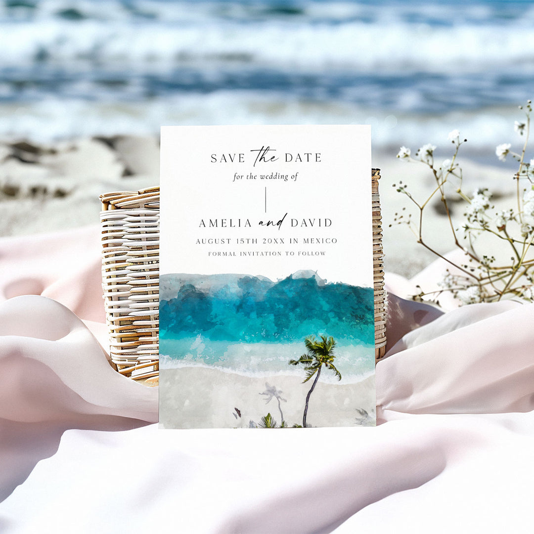 Mexico Destination Save The Date