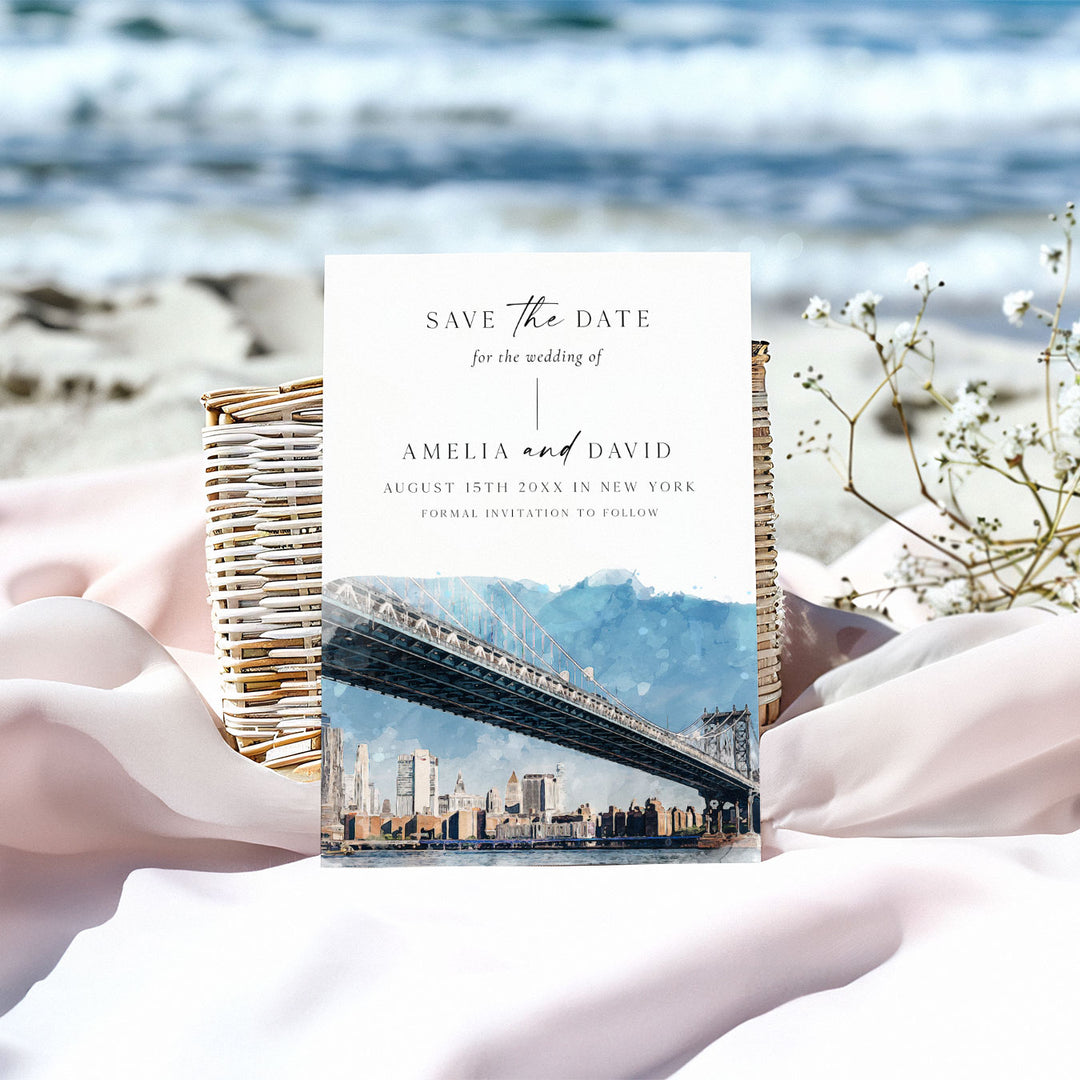 New York Destination Save The Date