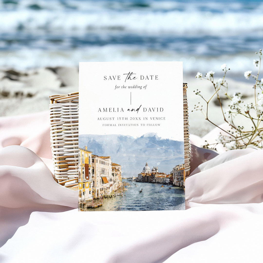 Venice Destination Save The Date