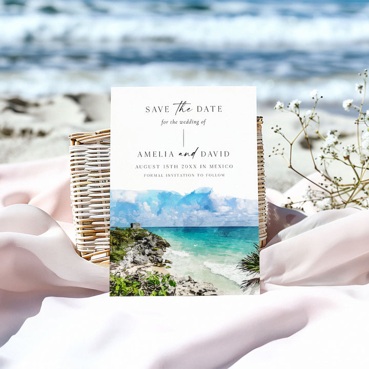 Tulum Destination Save The Date