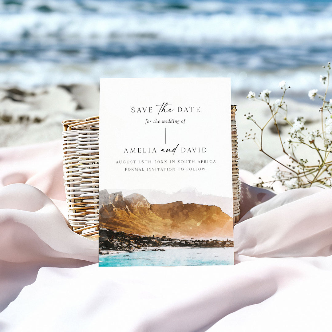 South Africa Coastal Destination Save The Date