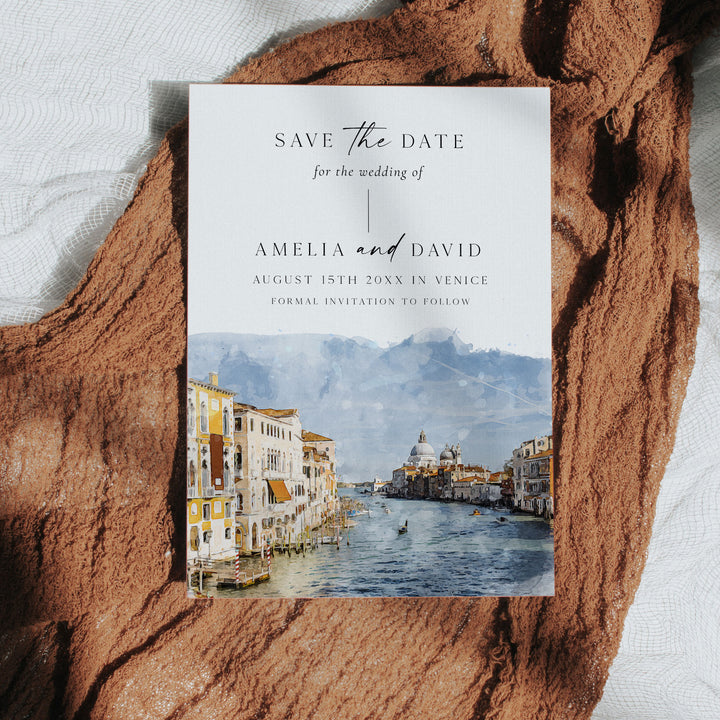 Venice Destination Save The Date