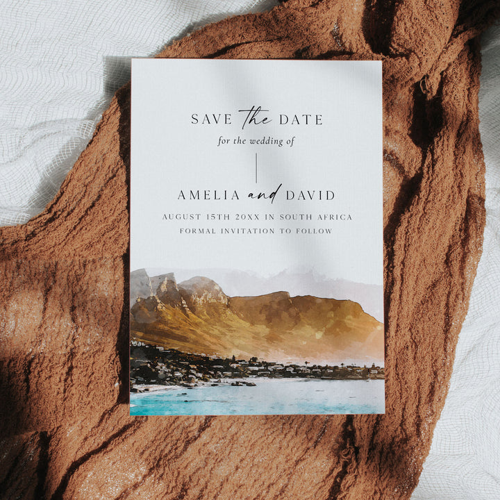 South Africa Coastal Destination Save The Date