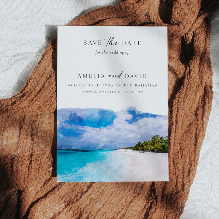 The Bahamas Destination Save The Date
