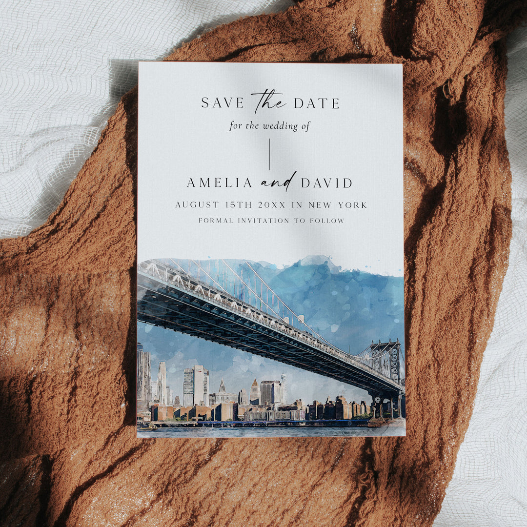 New York Destination Save The Date