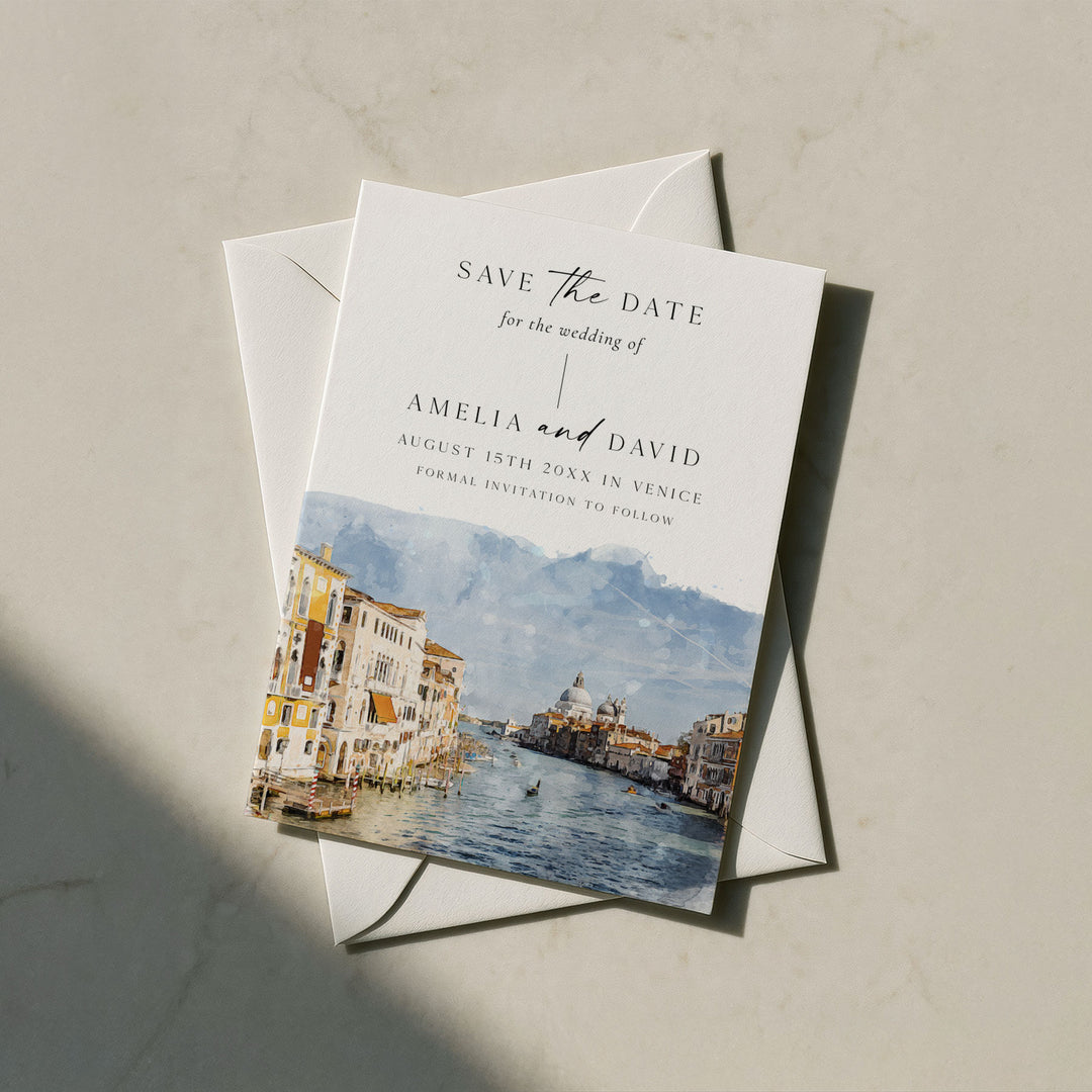 Venice Destination Save The Date