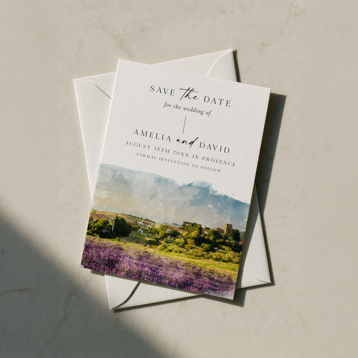 Provence Destination Save The Date
