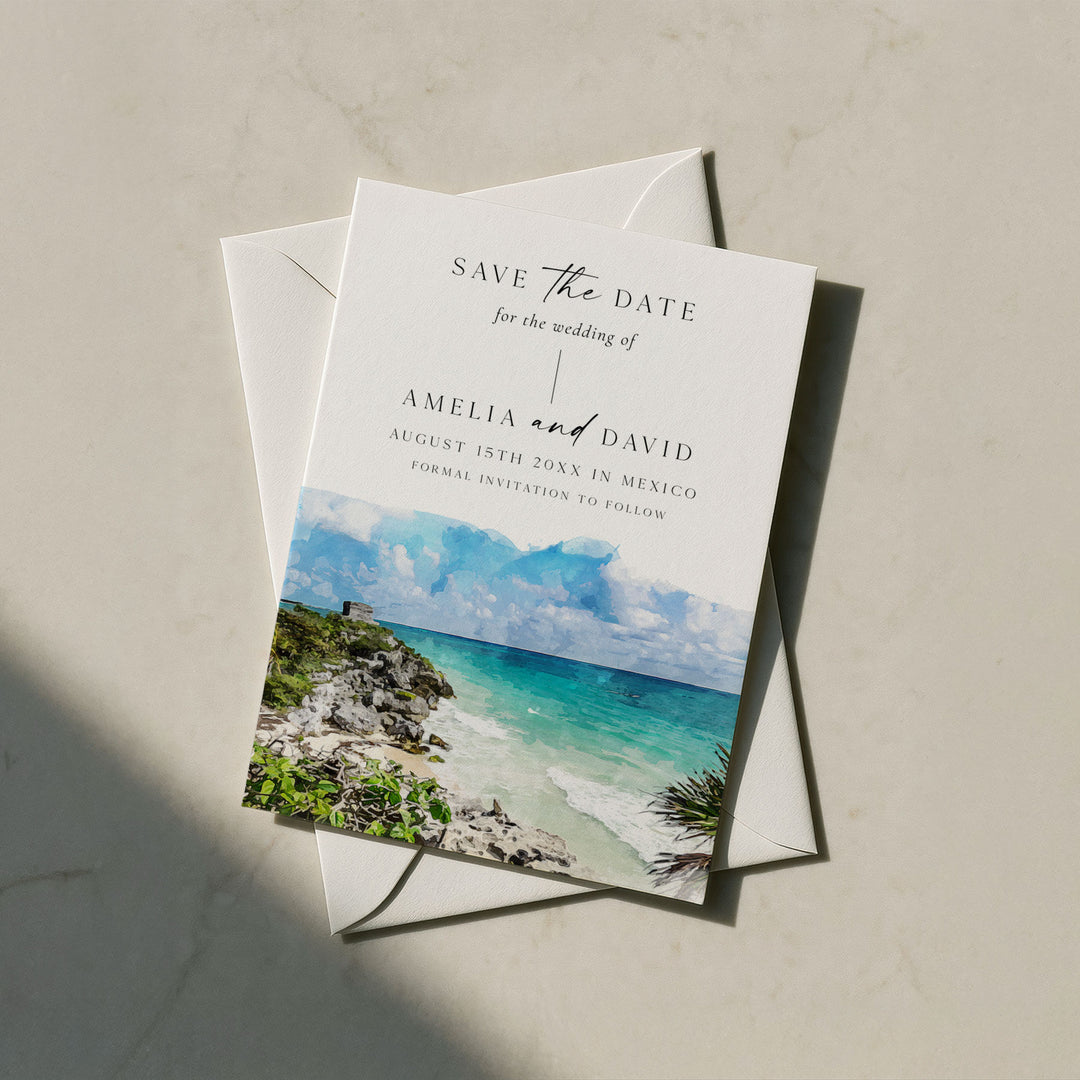 Tulum Destination Save The Date
