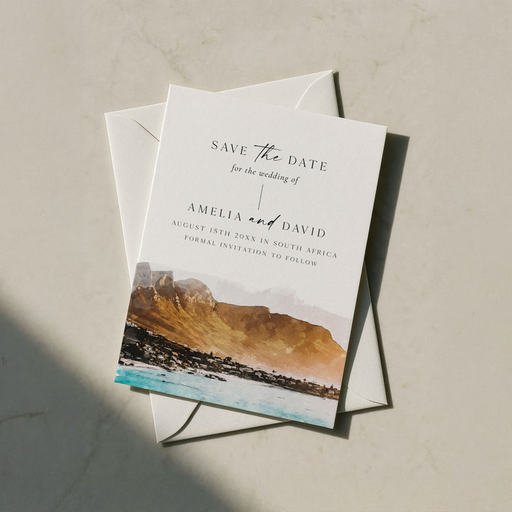 South Africa Coastal Destination Save The Date