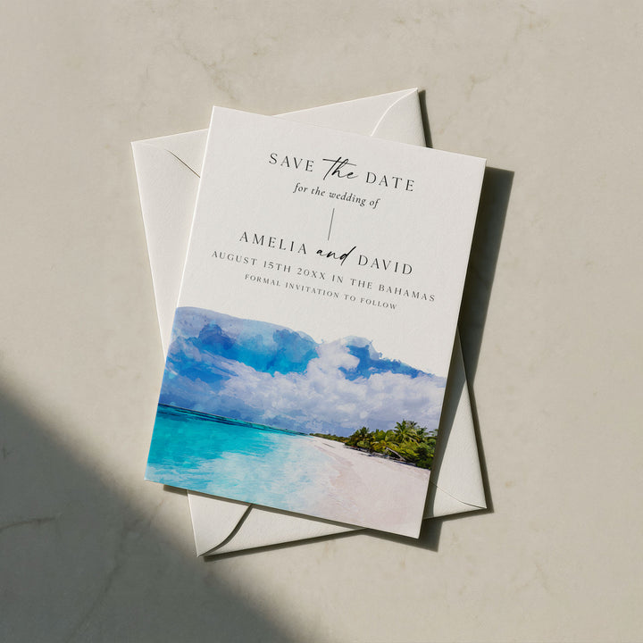 The Bahamas Destination Save The Date