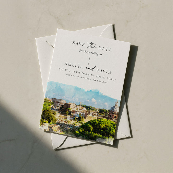 Rome Destination Save The Date