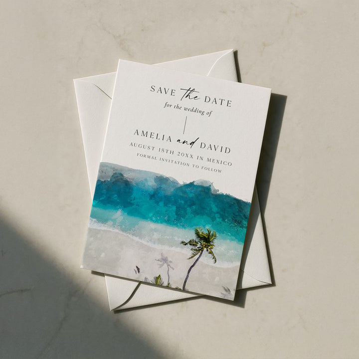 Mexico Destination Save The Date