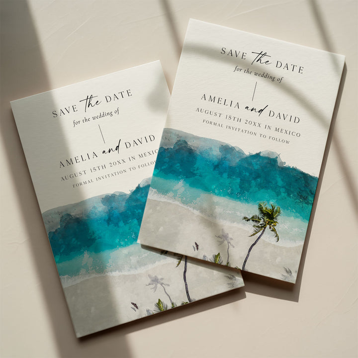 Mexico Destination Save The Date