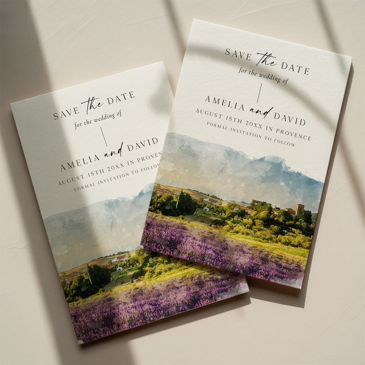 Provence Destination Save The Date