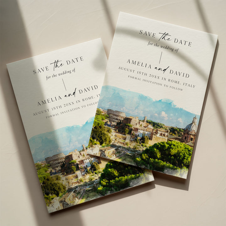 Rome Destination Save The Date