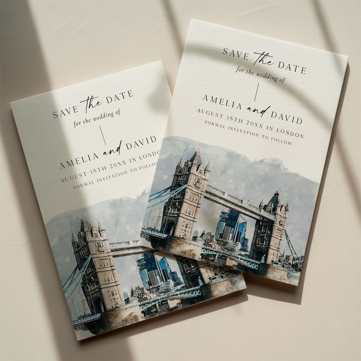 London Destination Save The Date