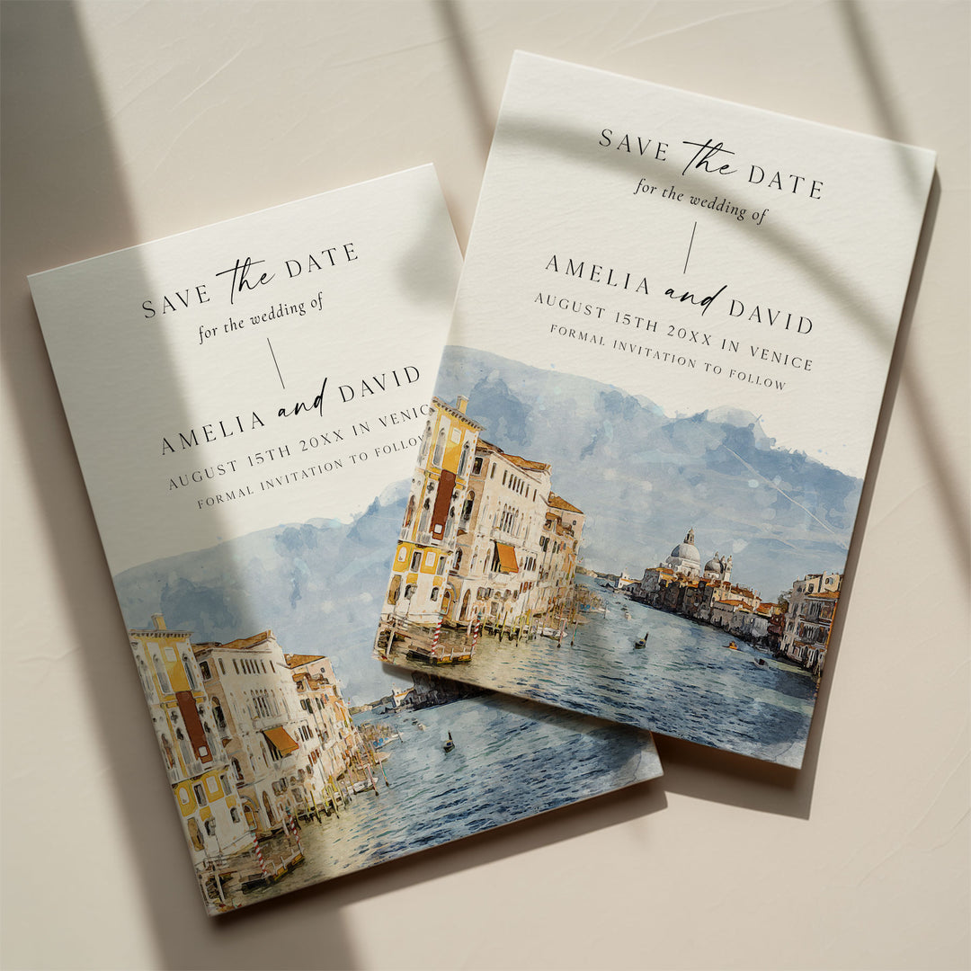 Venice Destination Save The Date