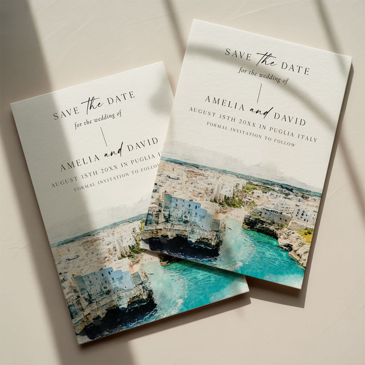 Puglia Destination Save The Date