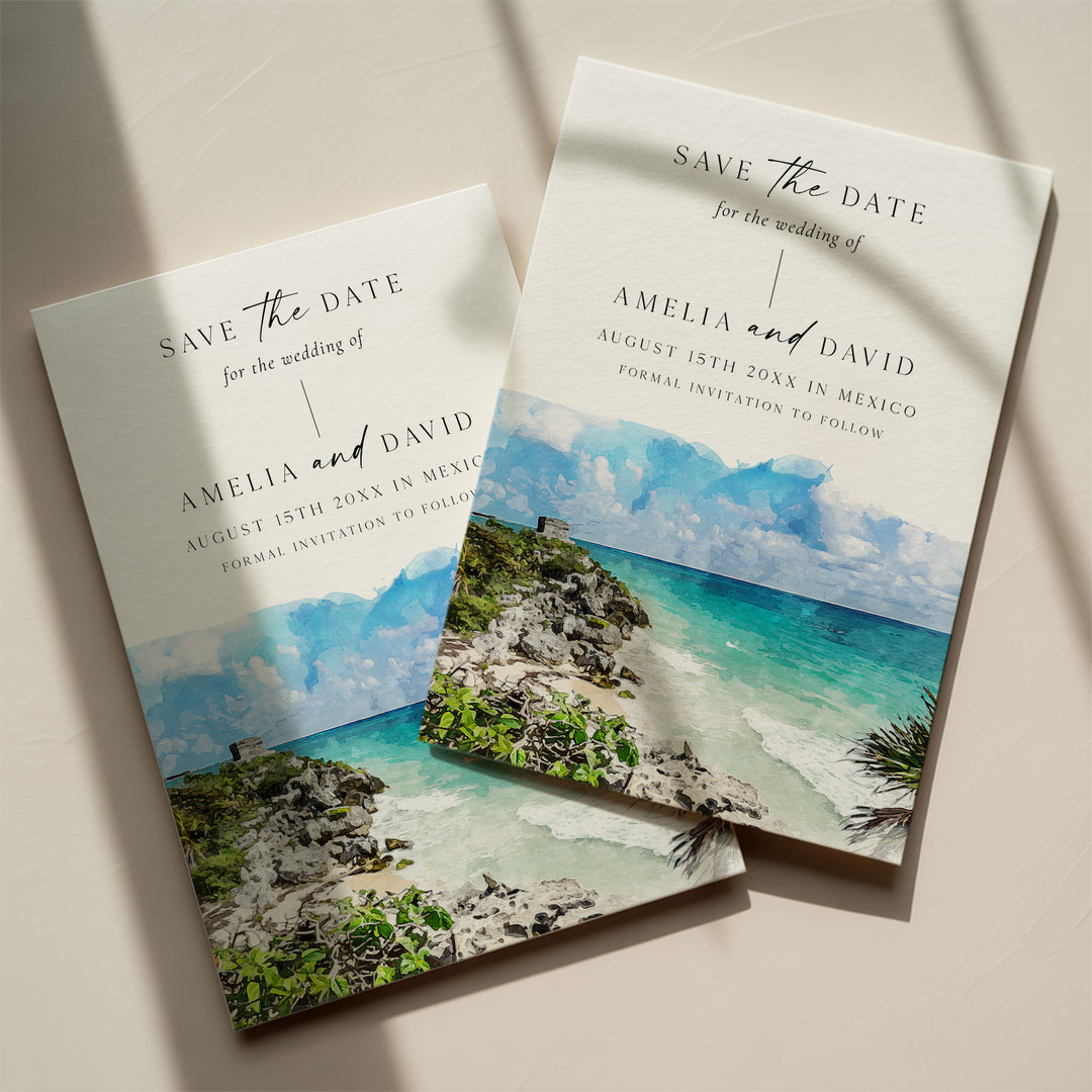 Tulum Destination Save The Date