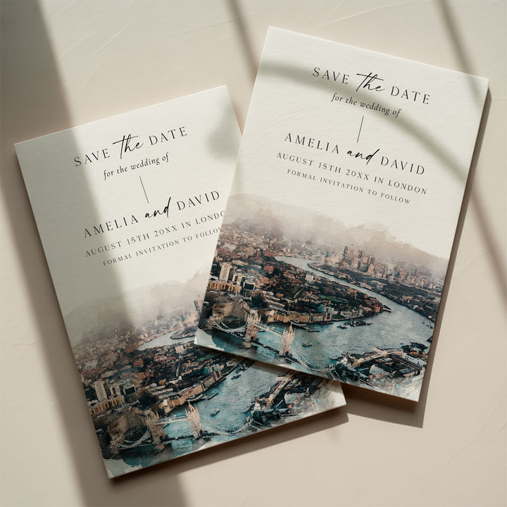 London Thames Destination Save The Date