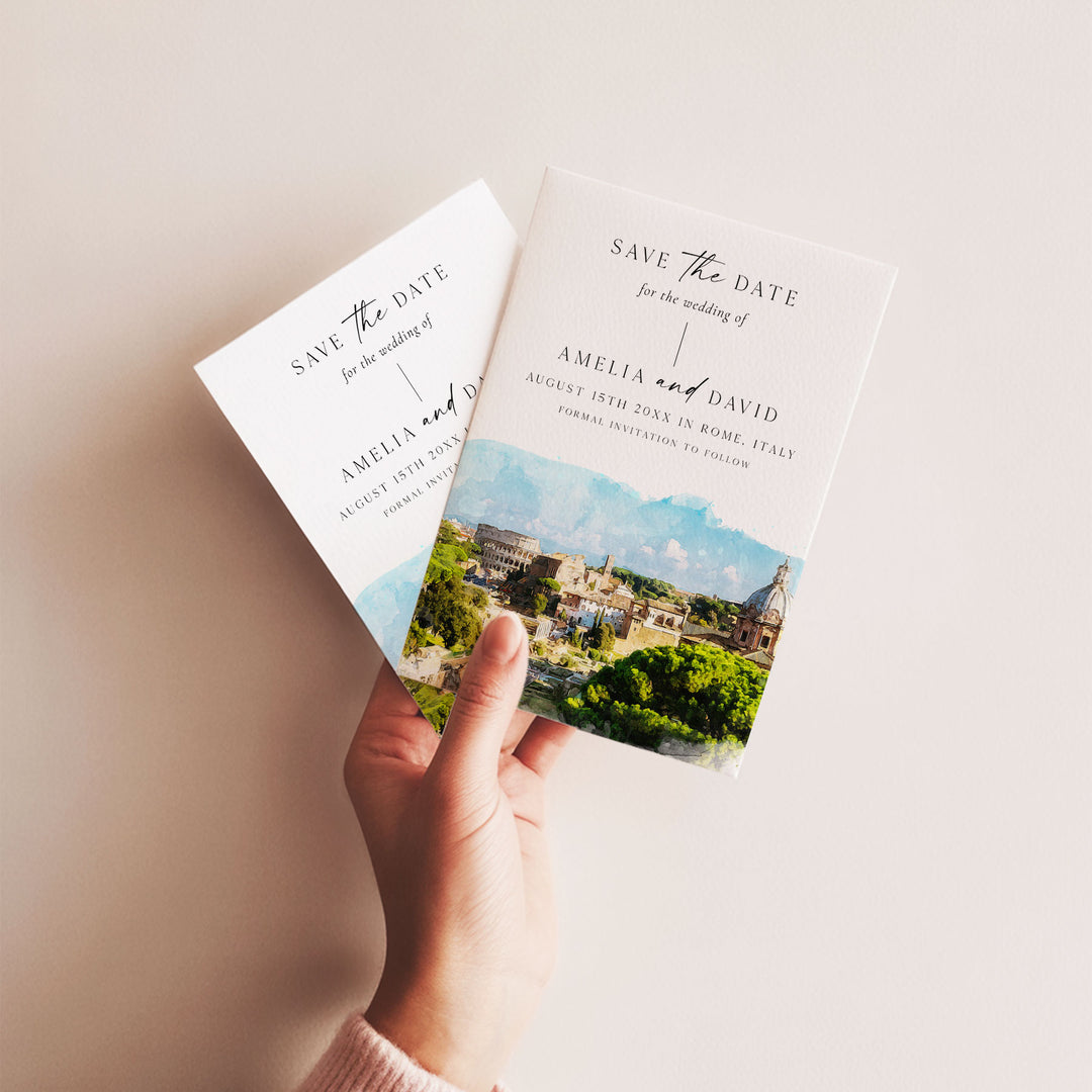 Rome Destination Save The Date