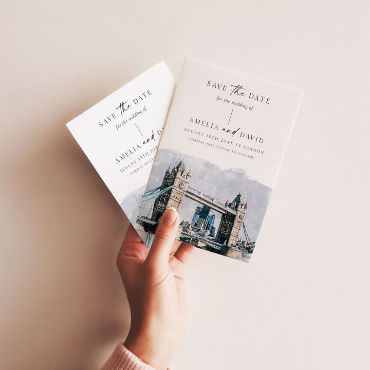 London Destination Save The Date