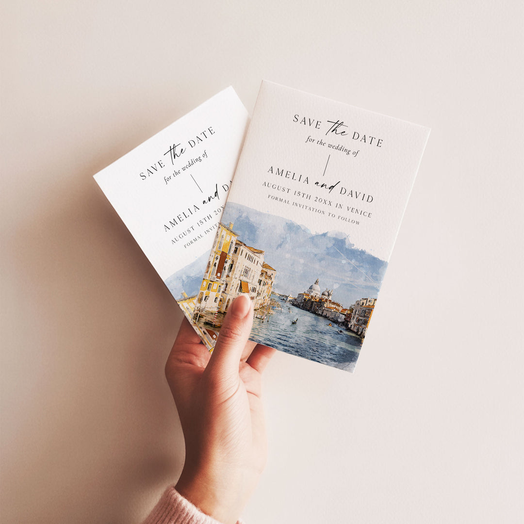 Venice Destination Save The Date