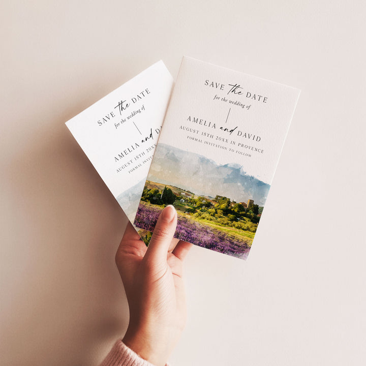 Provence Destination Save The Date