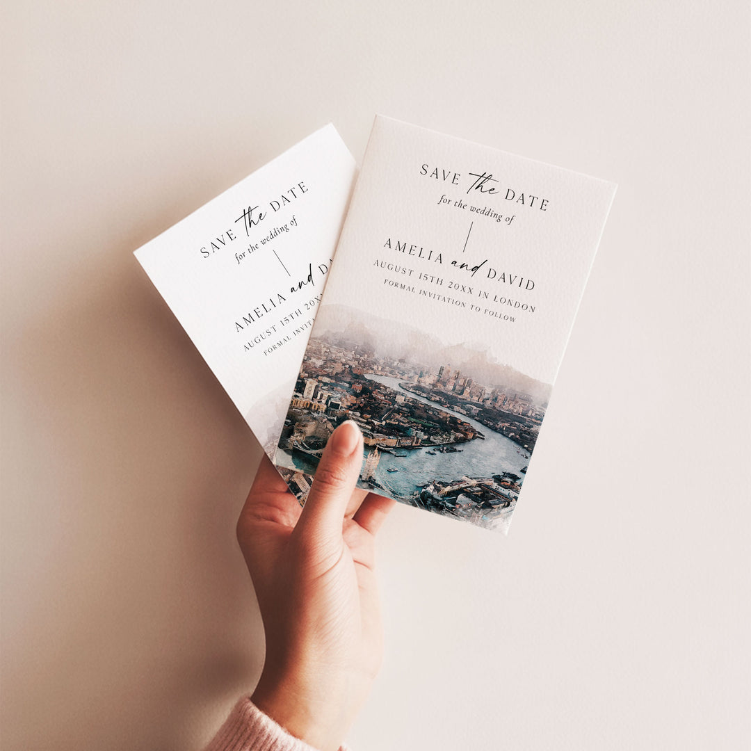 London Thames Destination Save The Date