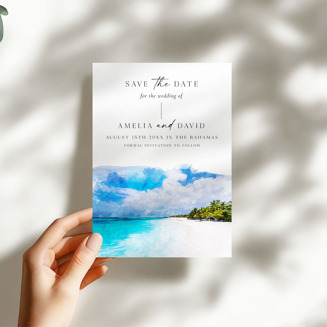 The Bahamas Destination Save The Date