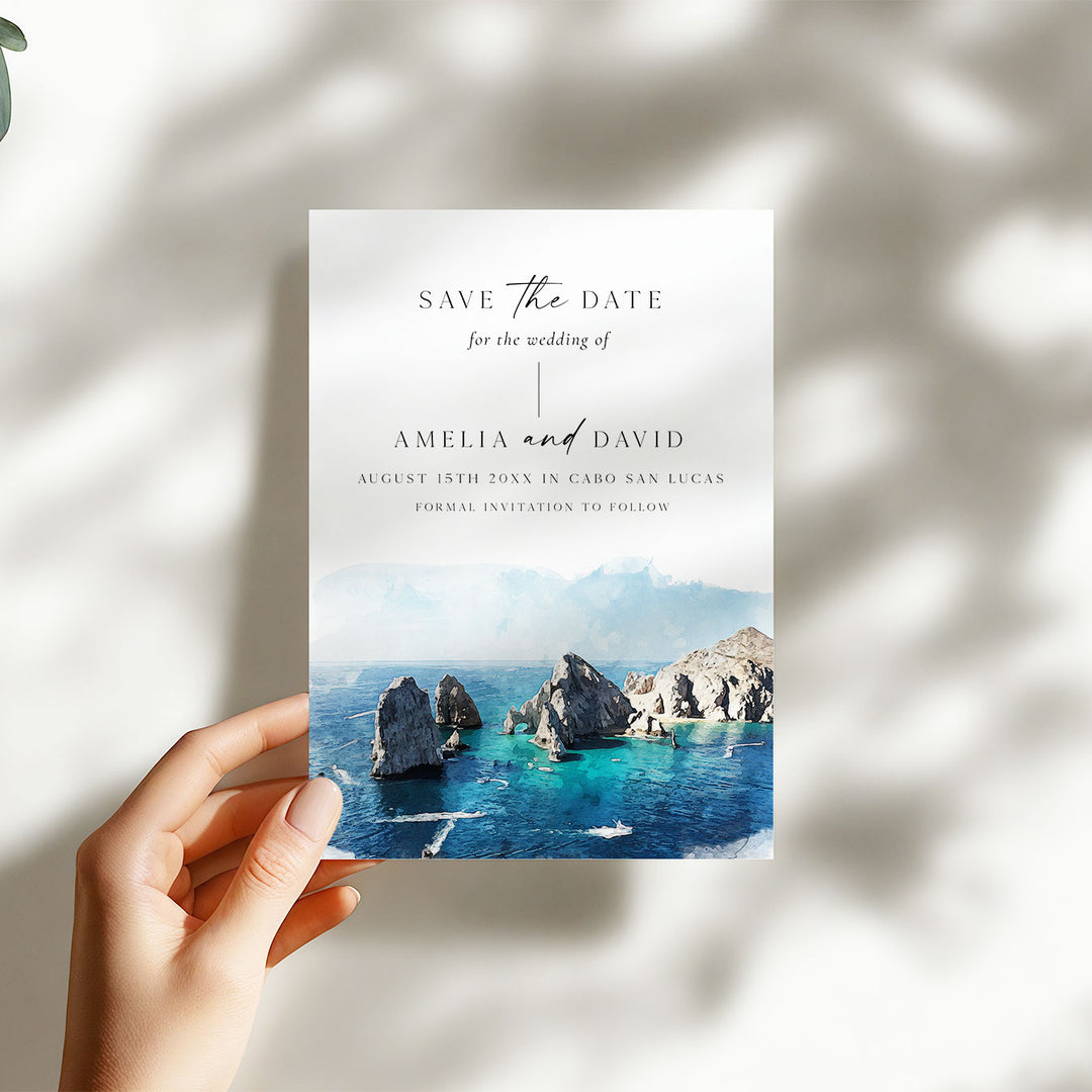 Cabo San Lucas Destination Save The Date