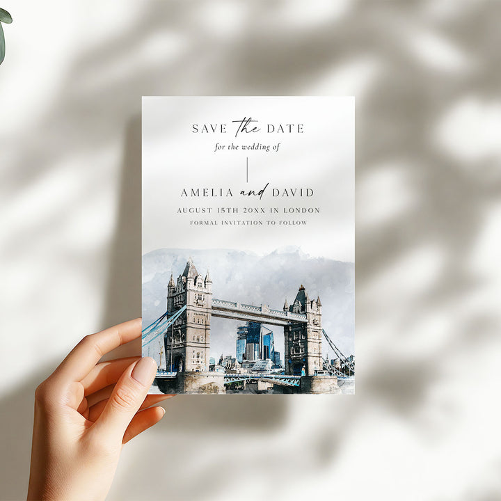 London Destination Save The Date