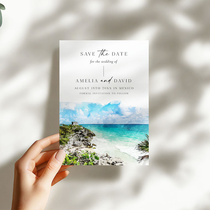 Tulum Destination Save The Date