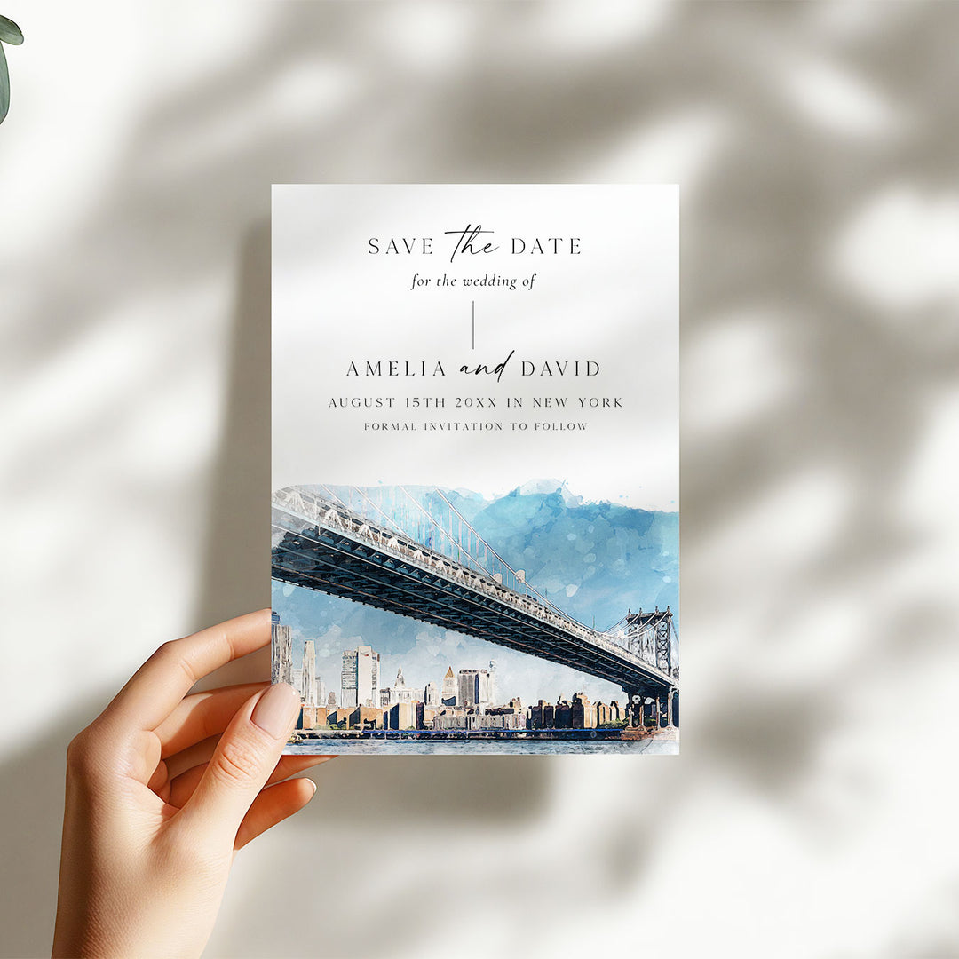 New York Destination Save The Date