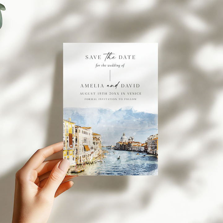 Venice Destination Save The Date