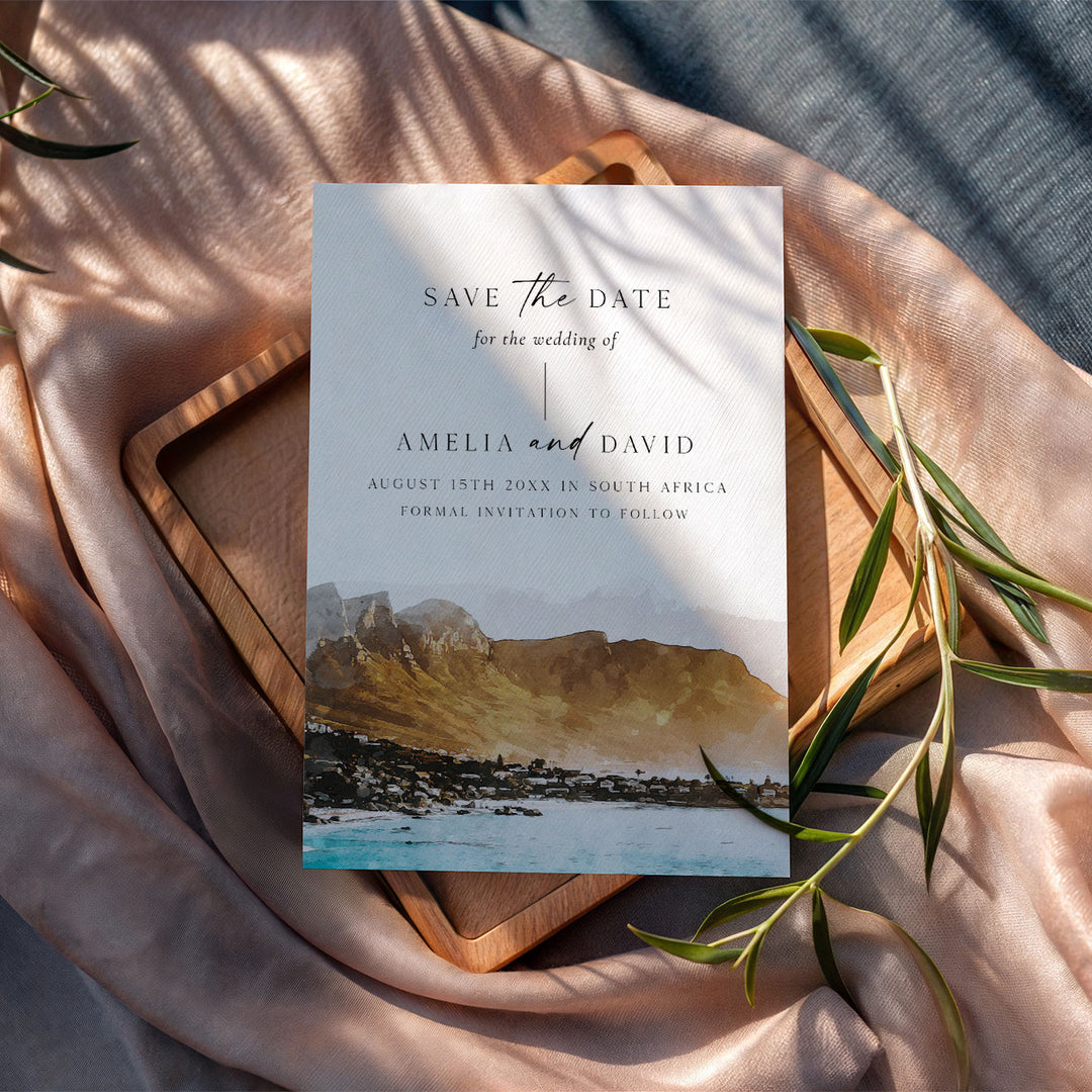 South Africa Coastal Destination Save The Date