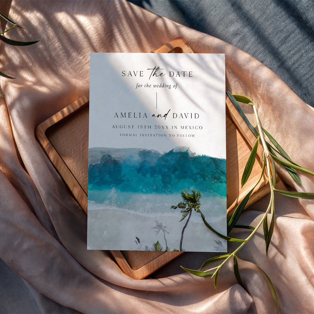 Mexico Destination Save The Date