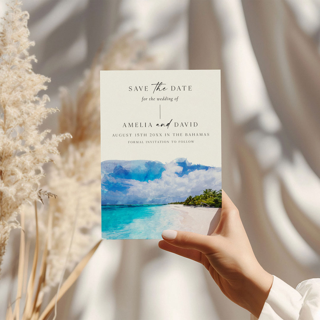 The Bahamas Destination Save The Date