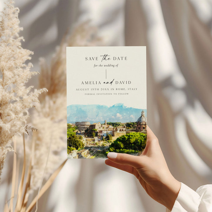 Rome Destination Save The Date